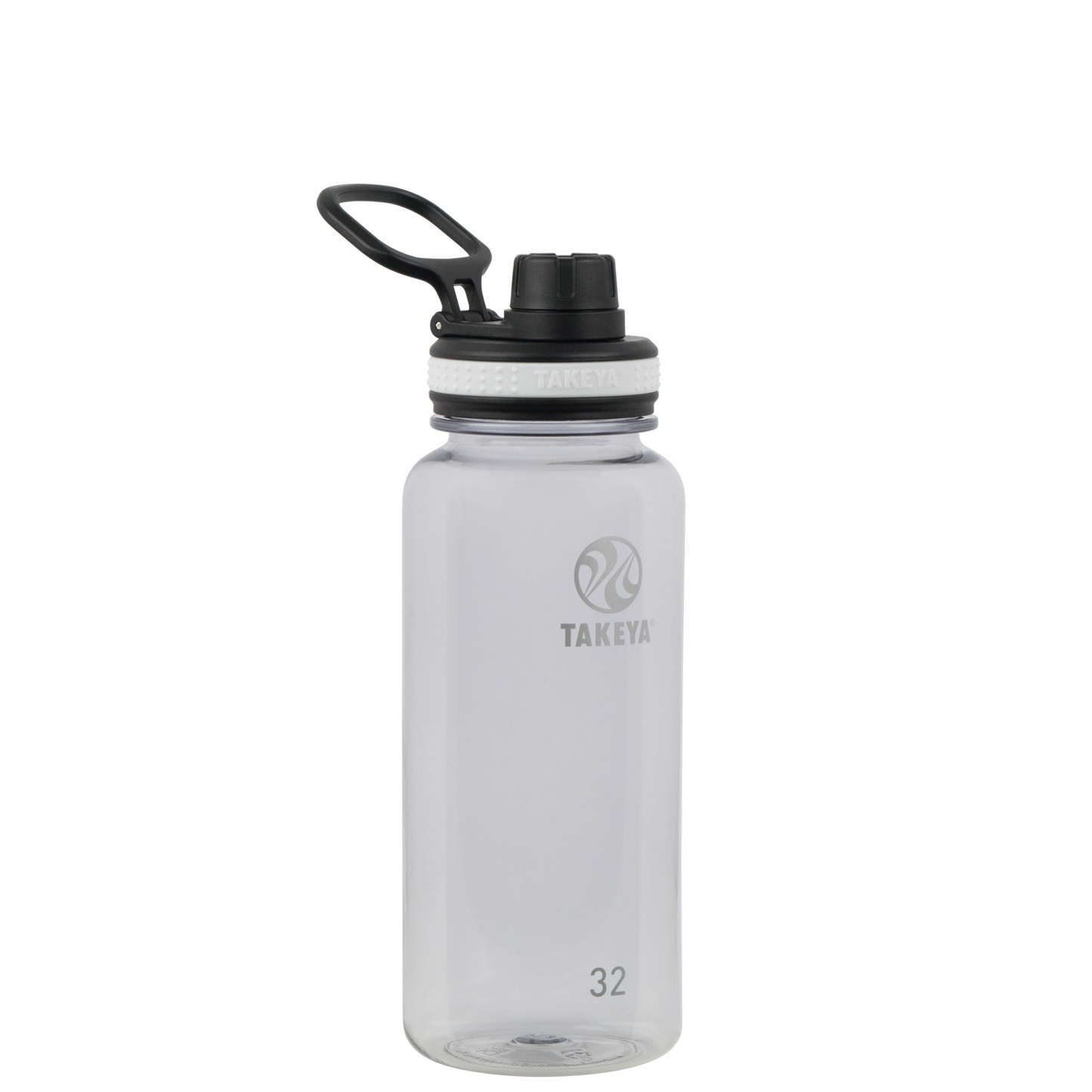 tritan-water-bottle-with-spout-lid-x2 50274-Tritan-Spout_Lid-32-Clear-angle.png