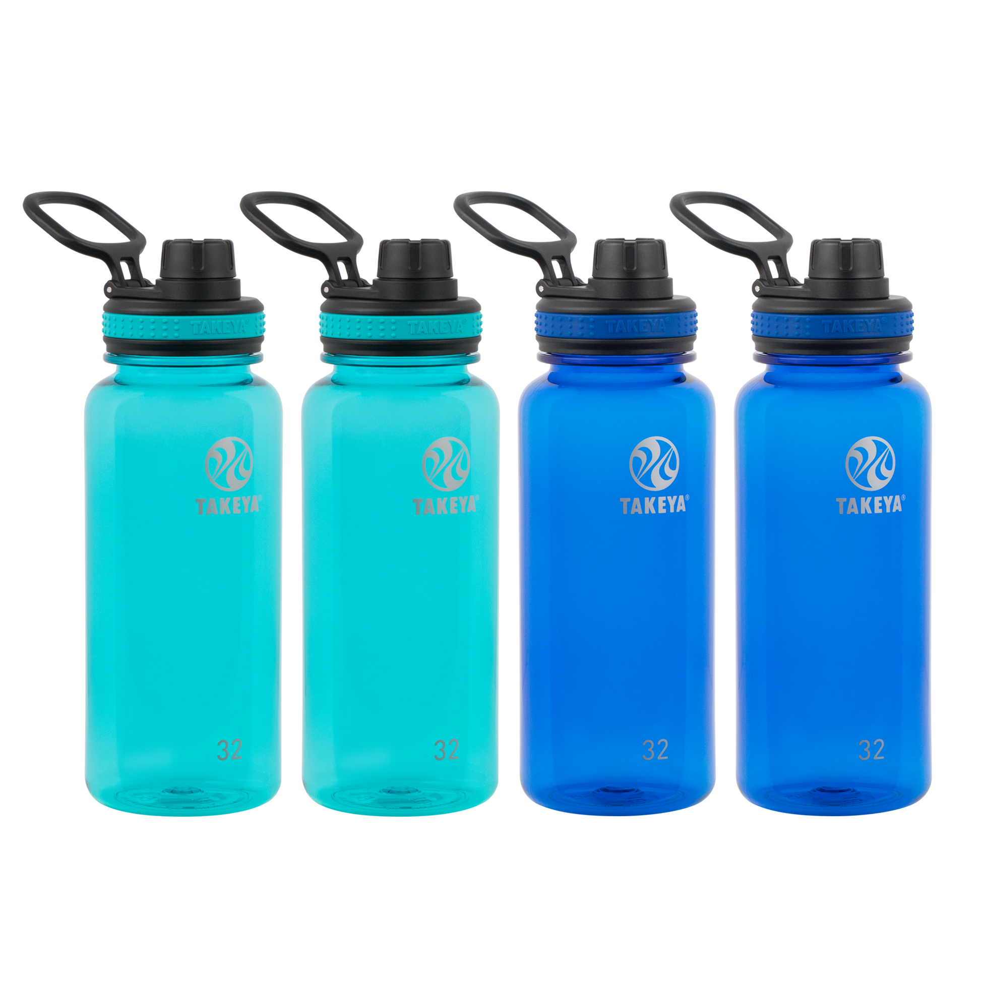 tritan-water-bottle-with-spout-lid-4-pack-b1 50276-Tritan-Spout-32-4pk-Ocean-Royal-angle.png