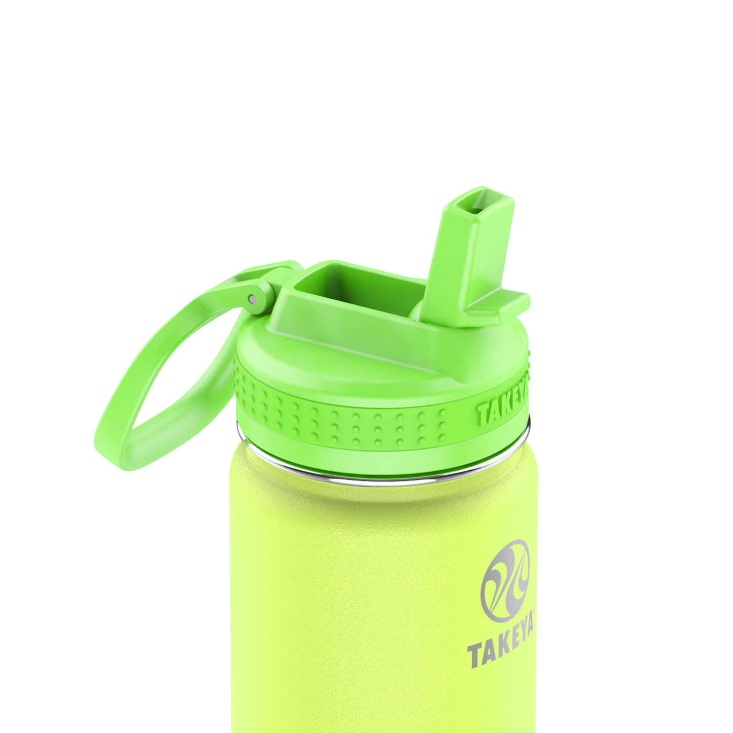 actives-kids-glow-in-the-dark-water-bottle-with-straw-lid-n1 51075-Actives-Kids-Straw-18-GID-LightningGreen-closeup.png