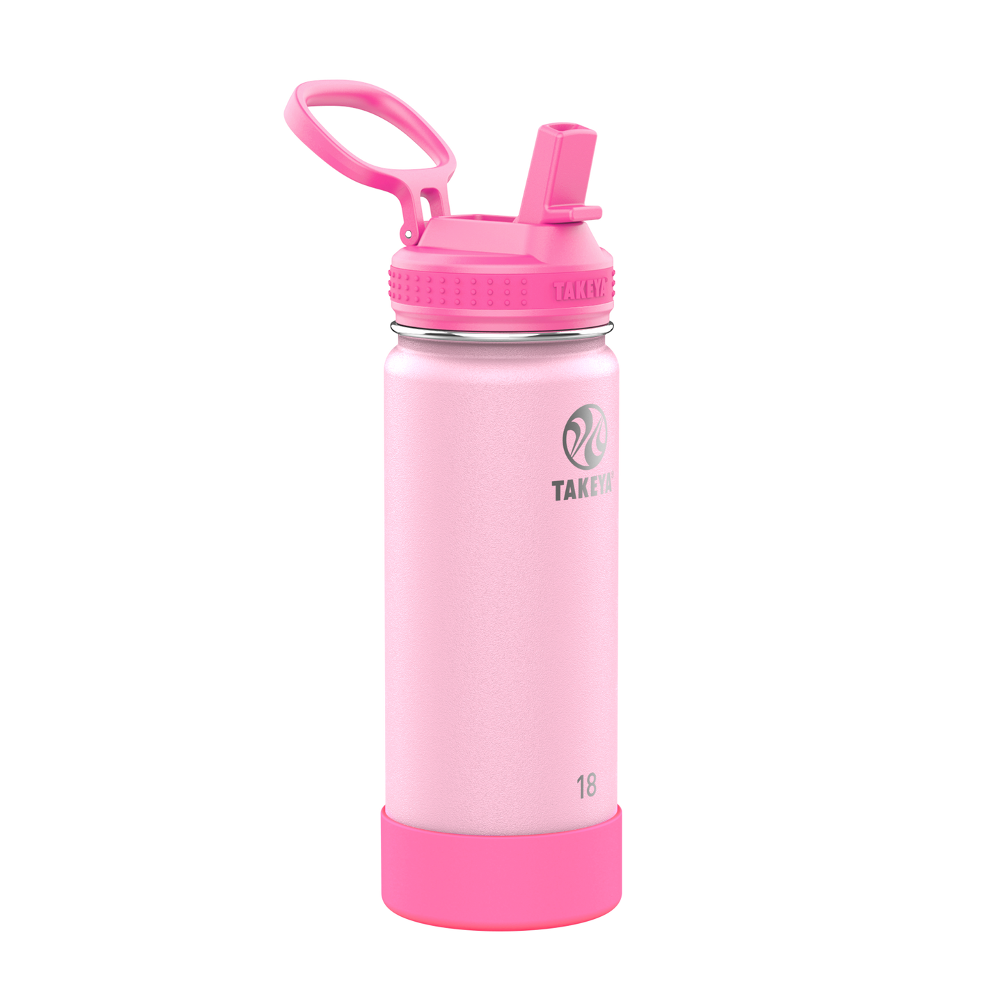 actives-kids-glow-in-the-dark-water-bottle-with-straw-lid-n1 51076-Actives-Kids-Straw-18-GID-SummerGlowPink-angle.png