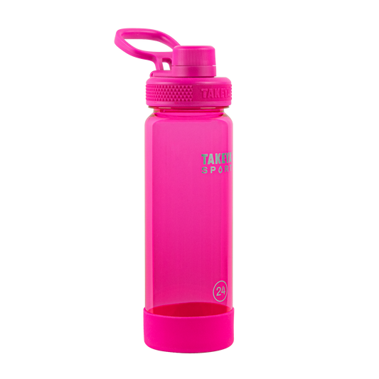 tritan-sport-water-bottle-with-spout-lid-c6 51671-TKS-Tritan-Spout-24-PinkSweep-frontangle.png