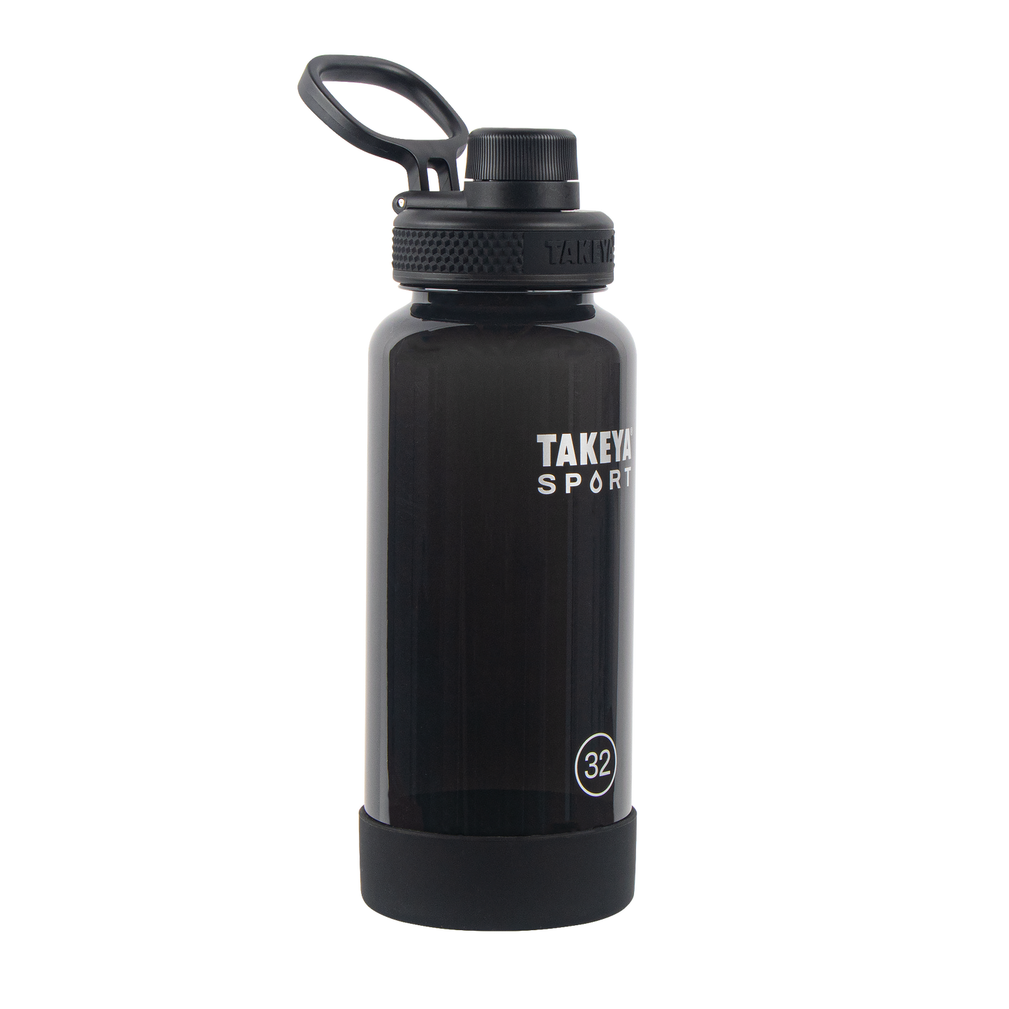 tritan-sport-water-bottle-with-spout-lid-c6 51829-TKS-Tritan-Spout-32-GrandSlamBlack-frontangle.png