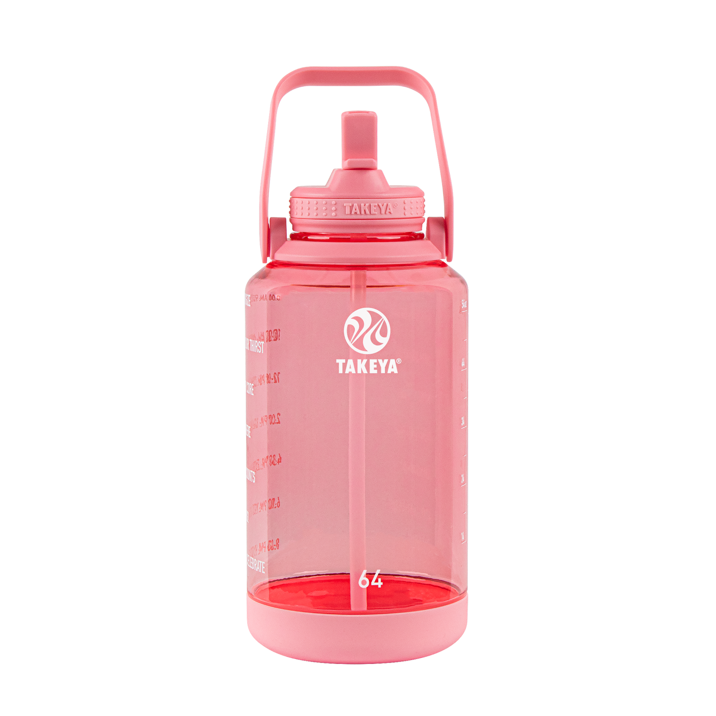 tritan-motivational-water-bottle-with-straw-lid-j3 54143-Tritan-Straw-Motivational-64-FlutterPink-front.png