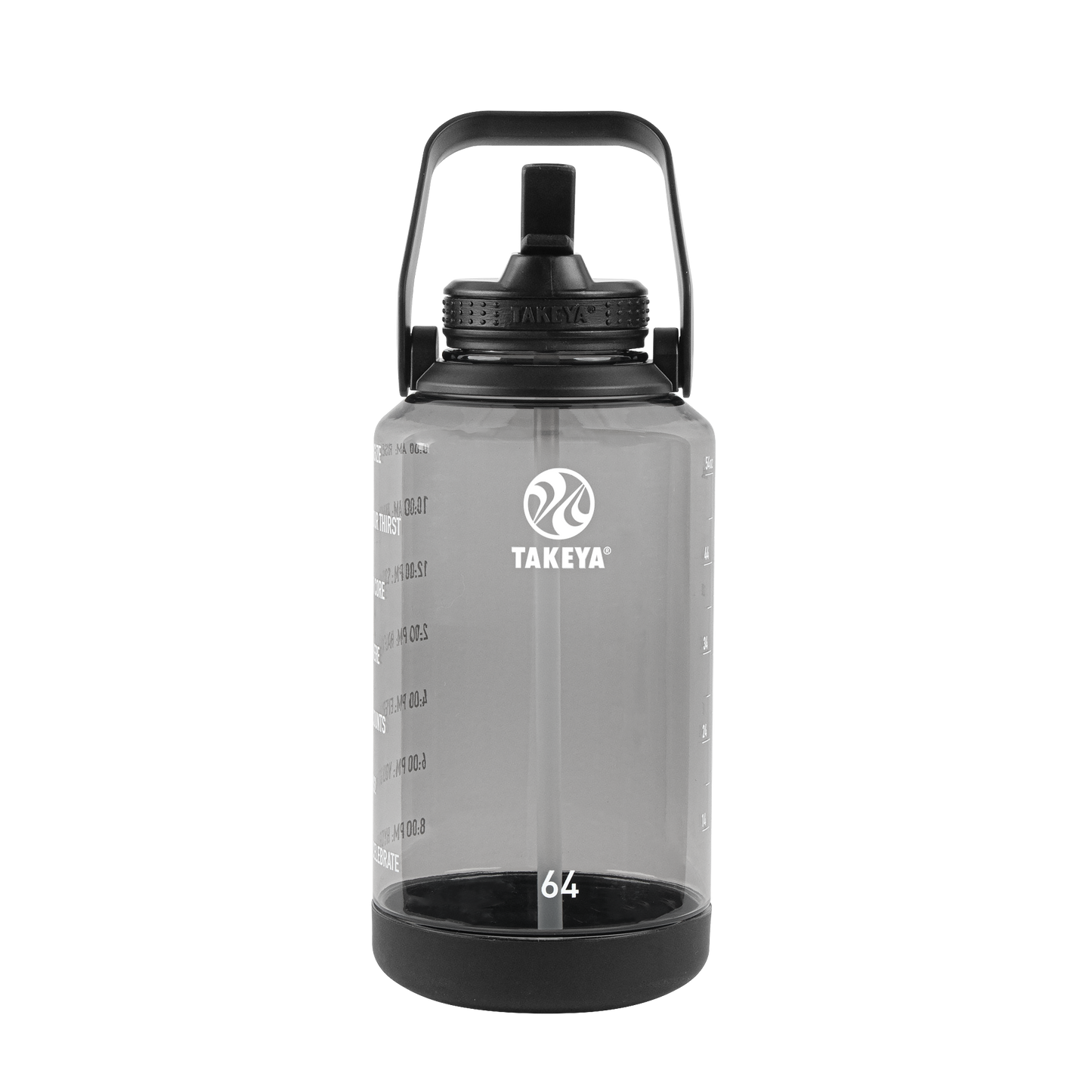 tritan-motivational-water-bottle-with-straw-lid-j3 54145-Tritan-Straw-Motivational-64-StormyBlack-front.png