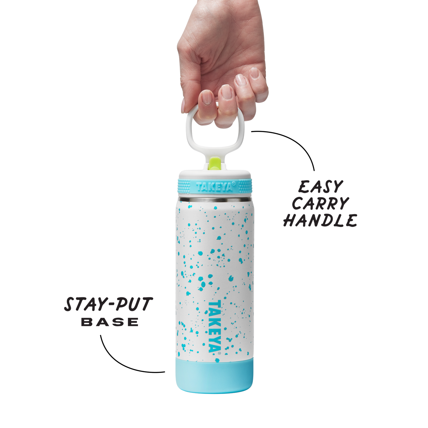 glow-in-the-dark-sport-kids-water-bottle-confetti-with-straw-lid-l0 TKS_SP25_CoreKidsGIDConfetti_StwBtl_CloudGlow_18oz_51368_v3_sRGB-Callout.png